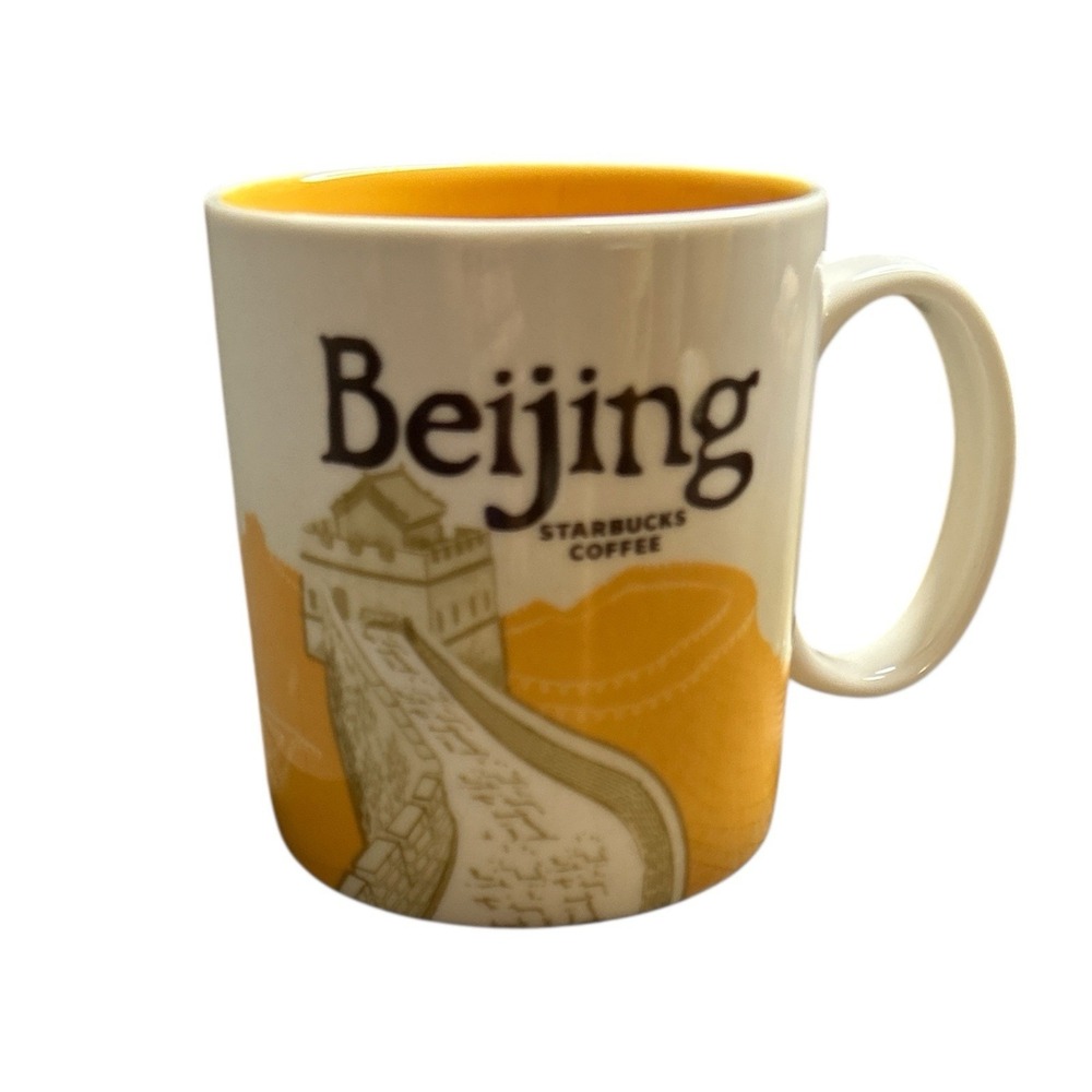 Starbucks Cup Mug Beijing Coffee Tea Collectible 16 oz Global Icon Series